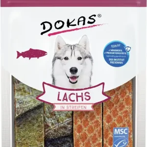 Zertifiziert DOKAS Lachs in Streifen 100 g